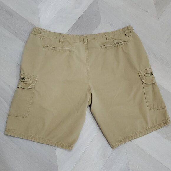WEATHERPROOF Men’s Size 40 Cargo 10" Shorts Cotton Spandex Tan - Picture 3 of 3